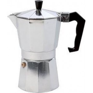 Espressomaker percolator aluminium 6 kops