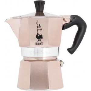 Bialetti Perculator Moka Express Rosegold 3 tassen