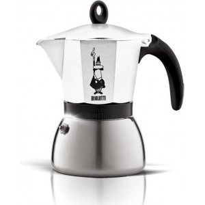 Bialetti Moka Inductie Wit - 6 kops