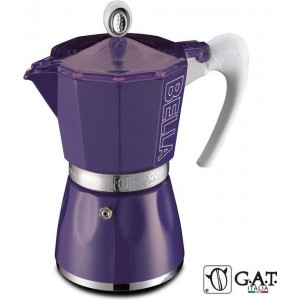 G.A.T. Italia Bella Paars Percolator 3 kops