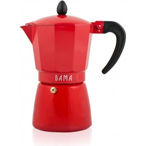 Bama Espresso Maker Barista 6 Kops - Rood