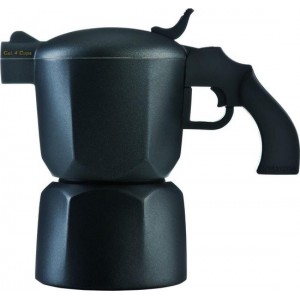 Vice Versa Noir Cafetière 3 Kops - Zwart