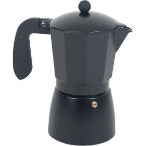 Orange85 Percolator - Koffie - 3 kops - Zwart - Gemalen koffie - Vaatwasser bestendig