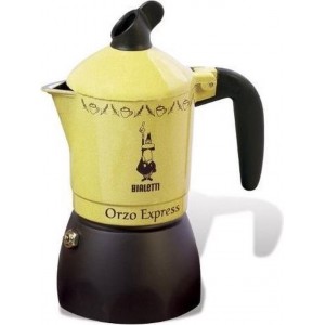 Bialetti Orzo Express 4 Zwart, Geel