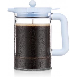 Bodum Bean Cafetière voor ijskoffie - Kunststof BPA-vrij - 1.5 l - 12 kops - Blauwe maan