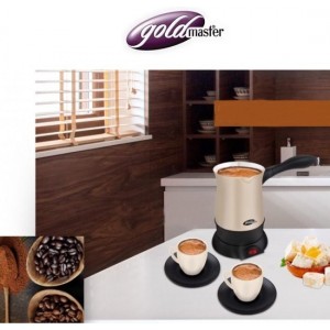 Goldmaster GM7381- Pleasant Chat- Espresso Apparaat-5 kops-850W-Rose goud