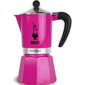 Bialetti Rainbow Fucsia (rose) Percolator 300ml – 6 kops