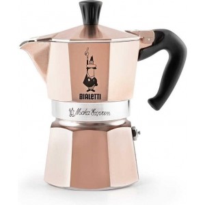 Bialetti Perculator Moka Express Rosegold 6 tassen