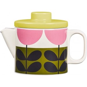 Orla Kiely Theepot Sunflower Candy 19 Cm Keramiek Beige/groen