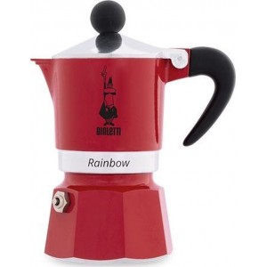 Bialetti Rainbow Rood Percolator 200ml – 3 kops