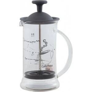 Hario Cafe Press Slim S Glas Zwart - French Press 240ml