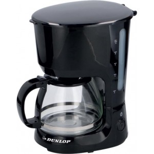 Dunlop Koffiezetapparaat Gemalen koffie 750w - Zwart