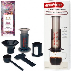 Aeropress Coffee Maker + Bristot Indonesia Sulawesi Toraja single origin koffiebonen