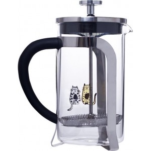 BiggDesign Cats- French Press 600 ML - Cafetiere - French Press Koffiemaker