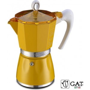 G.A.T. Italia Bella Geel Percolator 6 kops