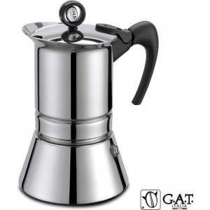 G.A.T. Italia Vip Percolator RVS - Inductie - 4 kops