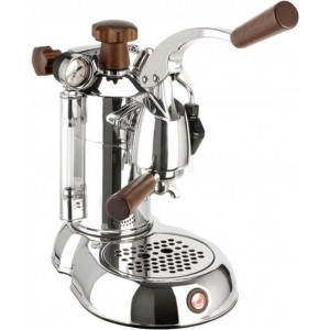 la Pavoni Stradivari SPH Vrijstaand Half automatisch Espressomachine 1.6l 16kopjes Chroom, Hout