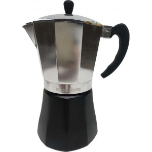 Espresso Maker 3 Kops - Zilve/Zwart