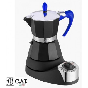 G.A.T. Italia Nerissima Blauw 4 kops - Elektrische percolator