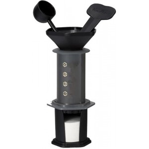 Koffiepers - Slow Coffee press - Draagbare koffiemaker - Zwart