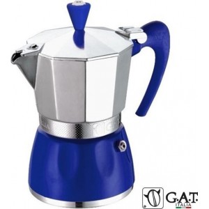 G.A.T. Italia Delizia Blauw Percolator 6 kops