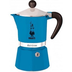 Bialetti Rainbow Blauw Percolator 300ml – 6 kops