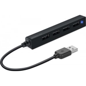 Speedlink Snappy Slim - USB Hub - 4 Poort - USB 2.0