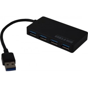 4 poorts Ultra-Thin Design USB 3.0 HUB 5Gbps