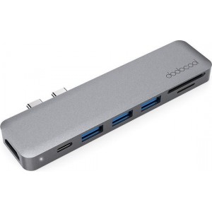 Dodocool USB C Hub DC53 - 3 x USB - HDMI - Voeding - (micro) SD