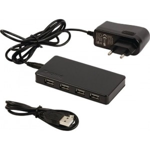 König 7-poorts USB hub met voeding - USB2.0