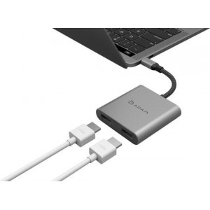 CASA Hub H2 USB Type C (USB-C) naar HDMI x 2