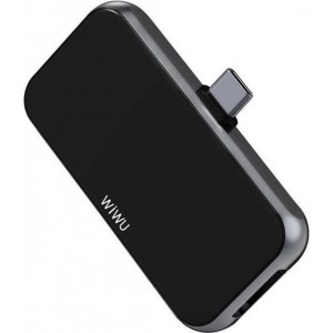 WIWU - USB C Hub HDMI T5 Pro - 4 in 1 - Alpha - Zwart