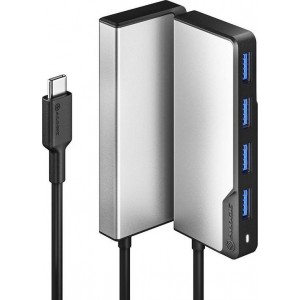 Alogic Alogic Adapter Fusion USB-C 4-in-1 USB-A & USB-C grau