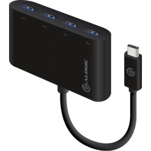 Alogic Alogic USB Type C SuperSpeed 4 Port Type A Hub schwarz