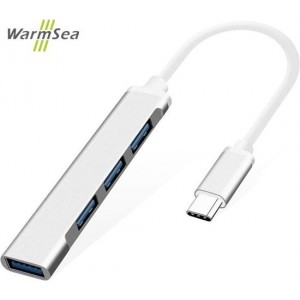 Macbook - Hub - USB C naar USB A - USB 2.0 - USB 3.0 - Pro - Air - Silver
