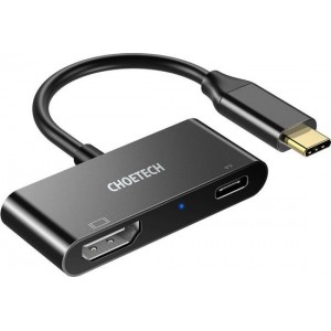 Choetech - USB Type-C naar HDMI Adapter - 60W Power Delivery -  Ultra HD 4K @60Hz