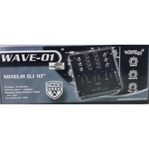 WAVE-01 DJ Mixer | 26.5x25.3x9cm