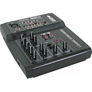 Velleman PROMIX22U 5 kanaals - USB  2.0 - 20000 Hz mengpaneel