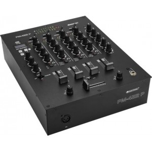 OMNITRONIC Mengpaneel USB - Audio mixer PM-422P 4-Channel DJ Mixer -  with Bluetooth en USB Player