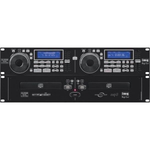 IMG STAGELINE CD-292USB, Dubbele CD, ID3 Tag, Reloop-functie