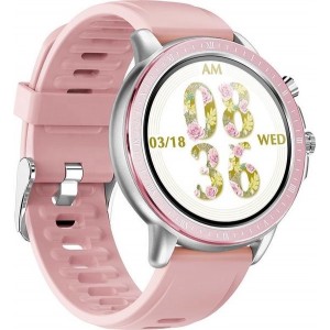 Belesy® Pink serie - Smartwatch dames - Roze