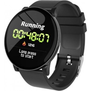 Belesy® - Smartwatch - Siliconen - Zwart -
