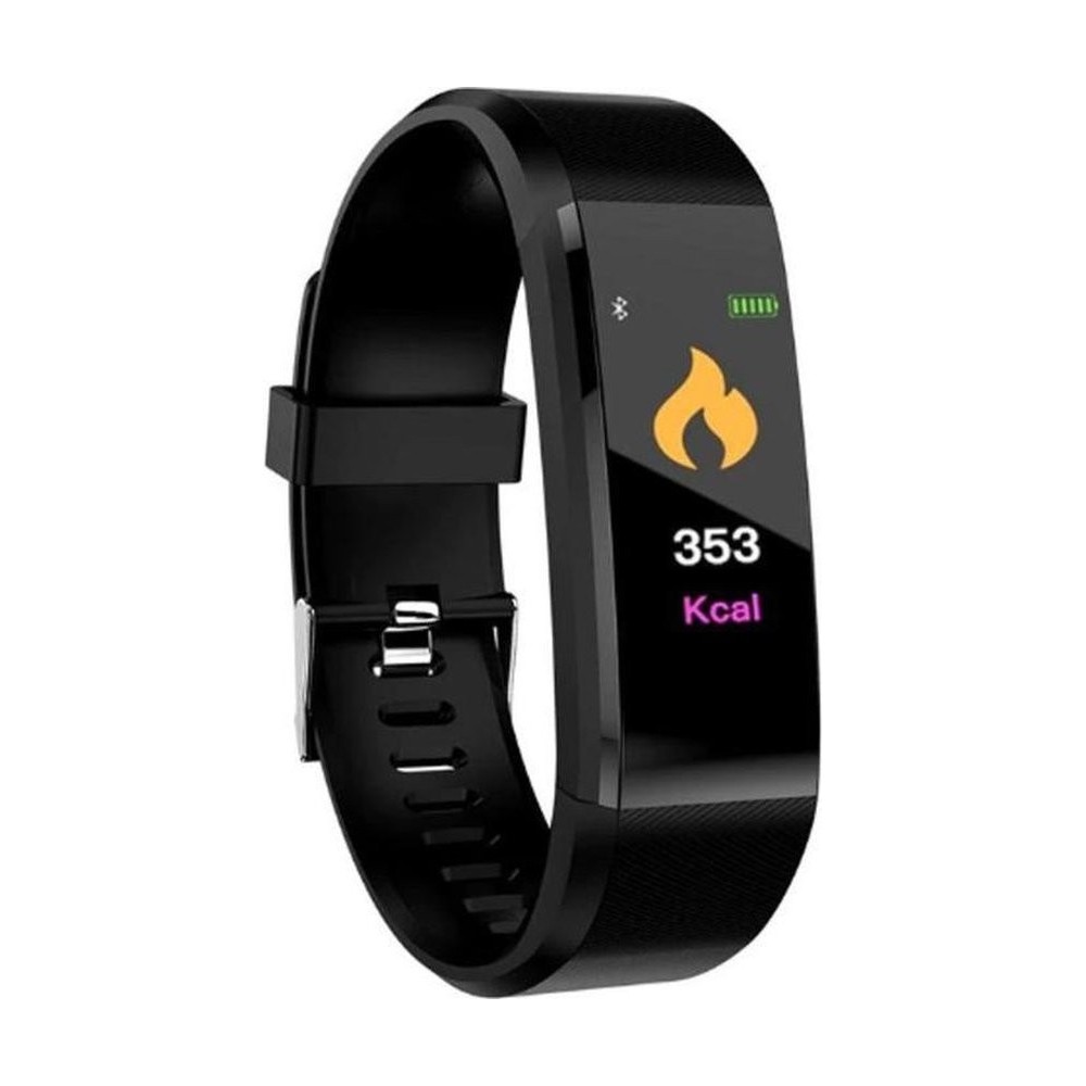 WiseGoods - Digitale Stappenteller Horloge Activity Tracker - Smart Watch - Calorieteller - Fitnesstracker - Zwart