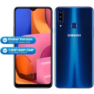 Samsung Galaxy A20S - 32GB - Blauw + Gratis Hoesje + Gratis Screenprotector