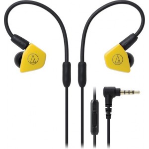 Audio-Technica ATH-LS50iS Headset In-ear Zwart, Geel