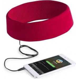 koptelefoon - fleece stof - aux - tapeband - slapen - over ear - verschillende kleuren