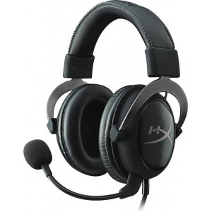 HyperX Cloud II Gun metal - Gaming headset - 7.1 virtual surround - USB met ingebouwde DSP-geluidskaart - Hi-Fi - HyperX