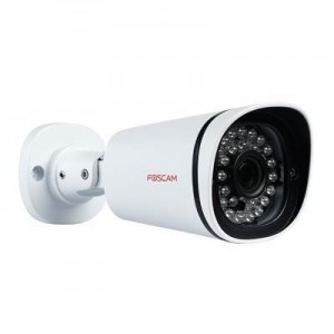 Foscam beveiligingscamera: CMOS, 1/4", 6xZoom, 60° FOV, 1280x720px, H.264, 67x97x64mm, 255g, White/Black - Zwart, Wit