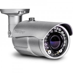 Trendnet beveiligingscamera: 4MP, 1/3" CMOS, IP66, PoE, 0.08 lux, Silver - Zilver