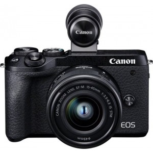 Canon EOS M6 Mark II + EF-M15-45mm + EVF-DC2 SLR camerakit